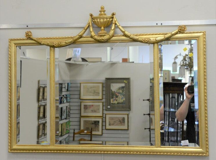 Group of 3 mirrors to include Ethan Allen over the