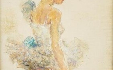 HÃ©lÃ¨ne DE REUSE (1892-1979) 'Ballerina' a painting