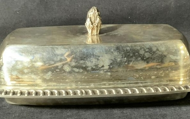 HOWARD Silverplated Butter Dish