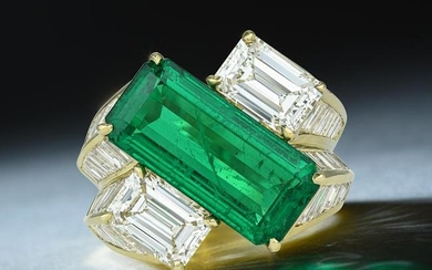 Hammerman Brothers Zambian No-Oil Emerald and Diamond