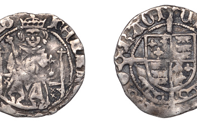 Henry VII (1485-1509), Penny, Sovereign type, York, Abp Rotherham, no mm., two...