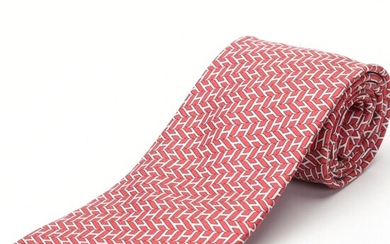 Hermès 5289 TA Silk Twill Hand-Stitched Necktie