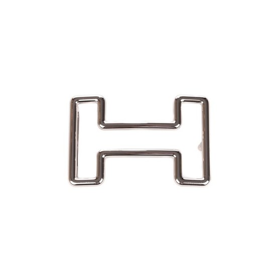 Hermès - Boucle de ceinture Tonight en métal argent palladié Belt Buckle