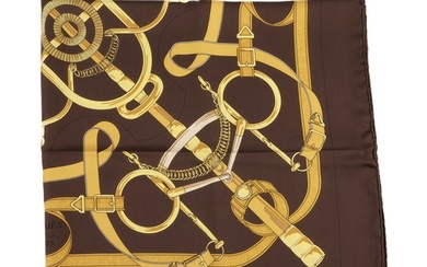 Hermes, an Eperon d'Or silk scarf, designed by Henri d'Orign...