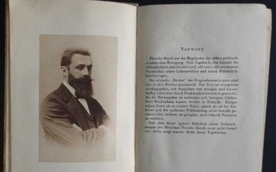 Herzl Tagebucher 1895-1904, Diaries 1stEd 3vol.1922-23