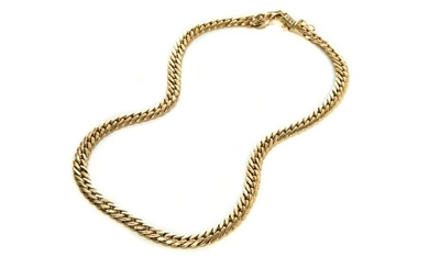 ITALIAN GOLD CURB LINK NECKLACE, 23g