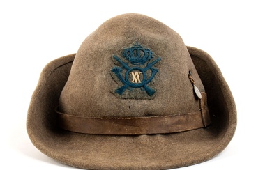 ITALY, Kingdom Great War M.909 Alpine Volunteer troop hat beautiful felt hat for Alpine Volunteer...