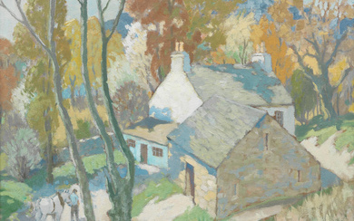 James Wright RSW (British, 1885-1947) 'The Ferry House, Portincaple'