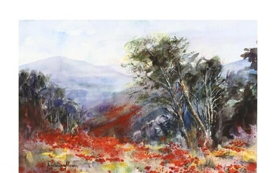 Jane Wingate Mitchell (NC), Mountain Field of Poppies