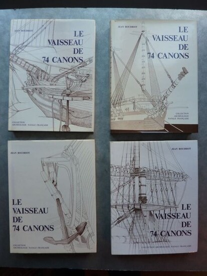 Jean Boudriot - Le Vasseau de 74 Canons - Traite Pratique D'Art Naval - 1977