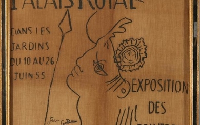 Jean Cocteau "Palais Royal" Poster on Linen