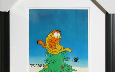 Jim Davis, Garfield in Christmas Tree, Sericel