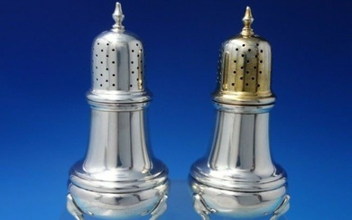 King William by Tiffany and Co Sterling Silver Salt Pepper Shaker Set 2pc