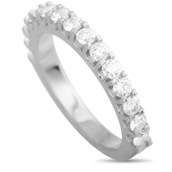 LB Exclusive 14K White Gold 0.95 ct Diamond Band Ring