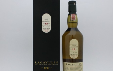 Lagavulin 12 years old Natural Cask Strength - Original bottling - b. 2013 - 700ml