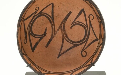 Late Anasazi Painted Ceramic Bowl.