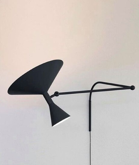 Le Corbusier - Nemo - Wall lamp - Lampe de Marseille mini nero