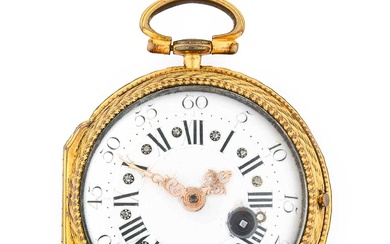 Lepine: A French Gilt Metal Consular Cased Verge Pocket Watch,...