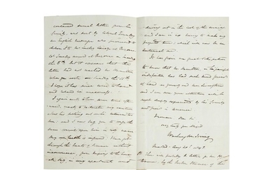 [Literature] Irving, Washington Autograph Letter, signed Madrid, August 20,...