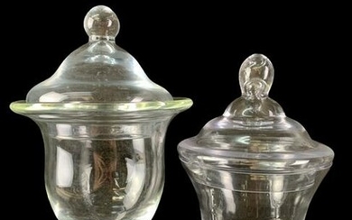 Lot Glass Apothecary General Store Candy Jars