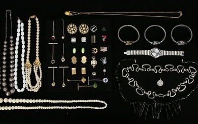 Lot of Costume Jewelry, Watches & Accessories