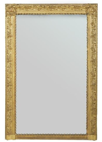 Louis-Philippe Giltwood Overmantel Mirror