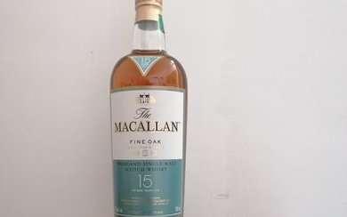 Macallan 15 years old - Fine Oak - US Import - Original bottling - b. 2000s - 75cl