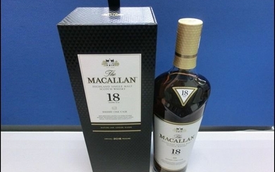 Macallan 18 years old Sherry Oak Cask - Original bottling - b. 2018 - 700ml