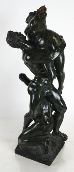 Marble Partial Sculpture: "Rape Of Sabine"
