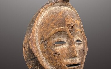 Masque anthropomorphe - Wood - Gabon - Late 19th century