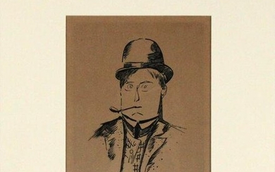 Maurice de Vlaminck, Print, Self Portrait