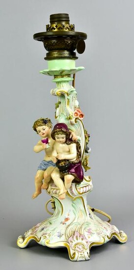 Meissen Candlestick converted to lamp