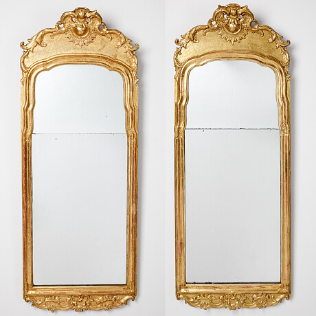 Mirrors, second half of the 18th century Speglar, 1700-talets andra hälft