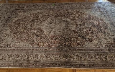 Sino-Persian Style Floral Medallion Carpet