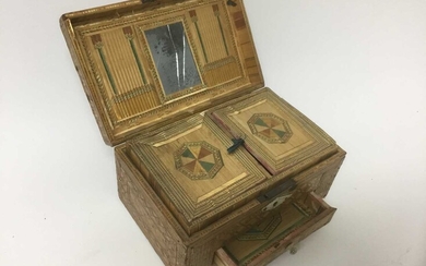 Napoleonic prisoner of war straw-work box