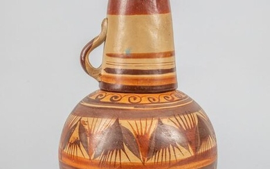 Native American Indian Type Painted Pottery Pot