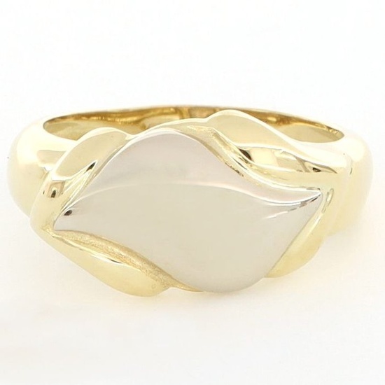 No Reserve Price - 18 kt. White gold, Yellow gold - Ring