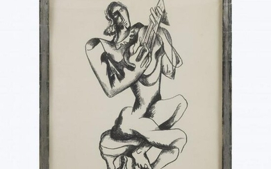 Ossip Zadkine (1890 Wizebsk - 1967 Paris), 'Le Joueur