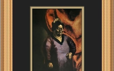 Otto Dix Portrait of Johanna Custom Framed Print
