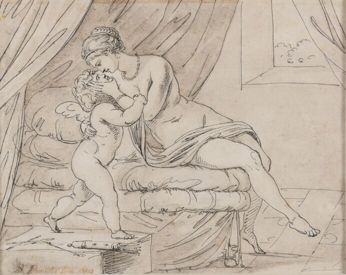 PERETTI (Actif en 1800) Vénus et l’Amour... - Lot 71 - Crait + Müller