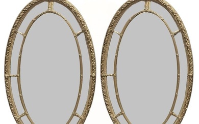 Pair of French Carved Mirrors