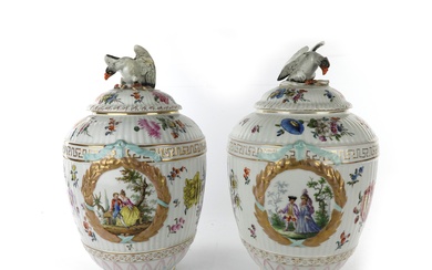 Pair of porcelain vases, 1830-1868