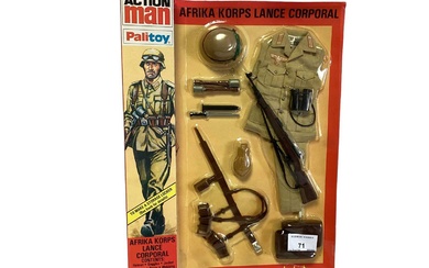 Palitoy Action Man (1981-1984) Afrika Korps Lance Corporal Uniform, in locker box packaging No.34331 (1)