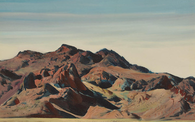 Paul Lauritz (1889-1975) Desert Hill 20 x 25 in. framed...