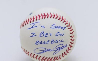 Pete Rose Signed Baseball