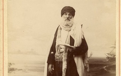 Photograph - Jew Standing on the Seashore. Tunisia, Late 19th Century-Early 20th Century