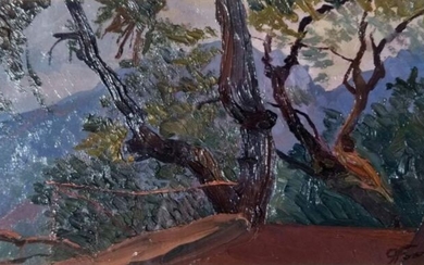 Piero Focardi (Settignano, 1889 - Cannes, 1945) - Paesaggio del Garda