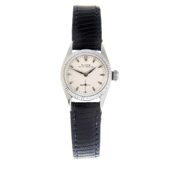 ROLEX - a lady's Oyster Perpetual wrist watch. Circa