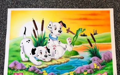 Ray Nicholson - 101 Dalmatians - Original Puzzle Painting