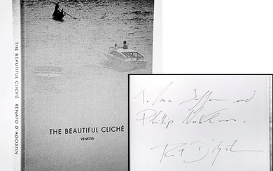 Renato D ' Agostin Photography: The Beautiful Cliche, Venezia. Signed by author, rare copy